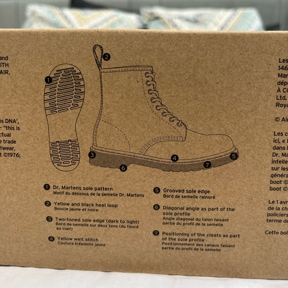 Doc Martens Jadon Platform Boots in black leather (8-hole, side zip) EUC - Picture 11 of 14